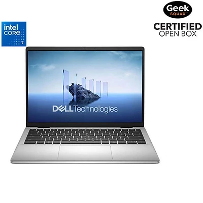 Boîte ouverte - Portable de 14 po de Dell - Métal argenté (Core 7 150U d'Intel/RAM 32 Go/SSD 1 To/Windows 11 Famille)