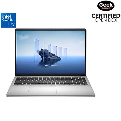 Open Box - Dell 16" Touchscreen Laptop - Platinum Silver (Intel Core 7 150U/16GB RAM/1TB SSD/Windows 11 Home)