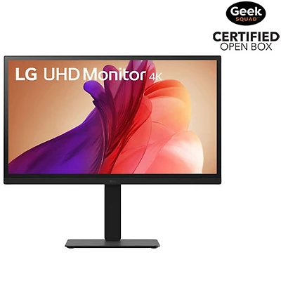 Open Box - LG UltraFine 27" 4K Ultra HD 60Hz 5ms GTG IPS LED Monitor (27BA45U-B) - Black