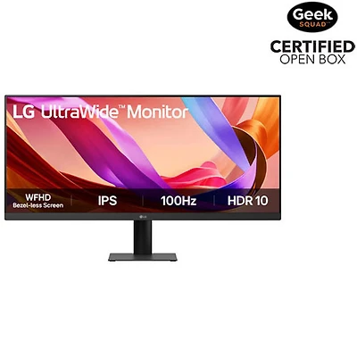 Open Box - LG 29" UltraWide Full HD 100Hz 5ms GTG IPS LED Monitor (29U511A-B) - Black