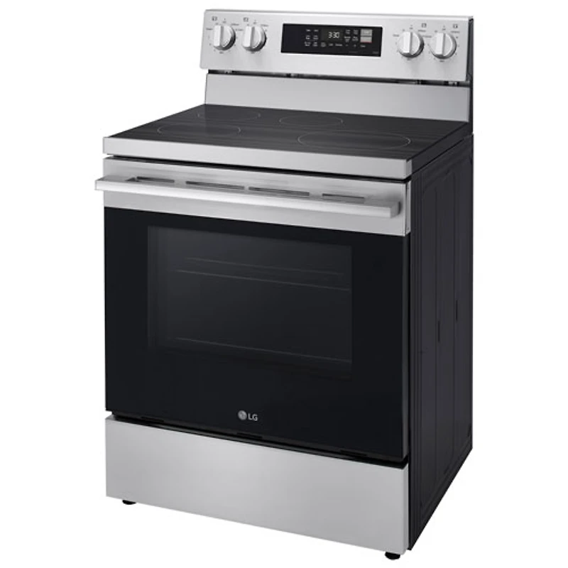 Cuisinière à induction autonome avec convection véritable et friture à l'air 6,3 pi³ 30 po de LG (LRIN6323YE) - Acier inoxydable