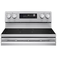 Cuisinière à induction autonome avec convection véritable et friture à l'air 6,3 pi³ 30 po de LG (LRIN6323YE) - Acier inoxydable