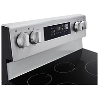 Cuisinière à induction autonome avec convection véritable et friture à l'air 6,3 pi³ 30 po de LG (LRIN6323YE) - Acier inoxydable
