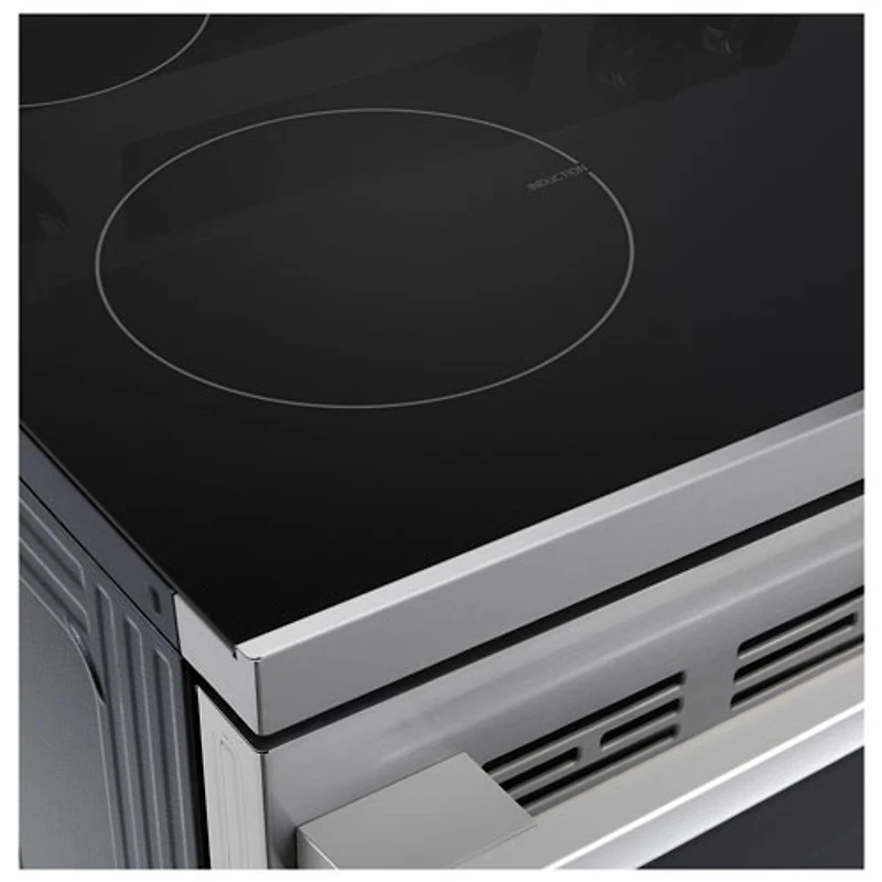 Cuisinière à induction autonome avec convection véritable et friture à l'air 6,3 pi³ 30 po de LG (LRIN6323YE) - Acier inoxydable