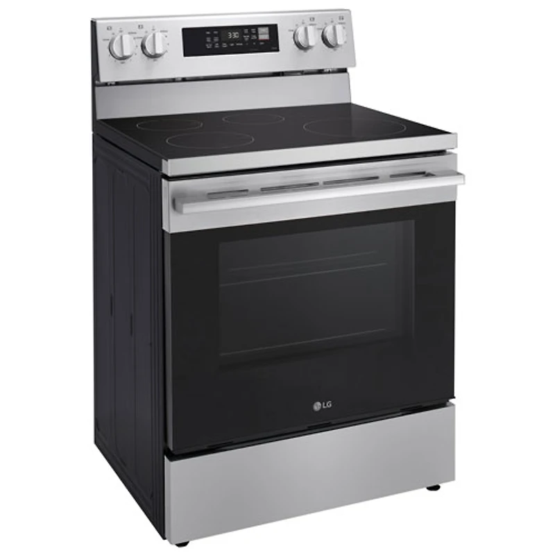 Cuisinière à induction autonome avec convection véritable et friture à l'air 6,3 pi³ 30 po de LG (LRIN6323YE) - Acier inoxydable