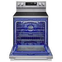 Cuisinière à induction autonome avec convection véritable et friture à l'air 6,3 pi³ 30 po de LG (LRIN6323YE) - Acier inoxydable