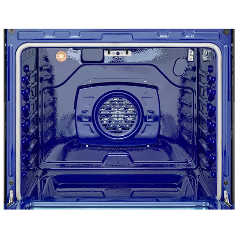 Cuisinière autonome à surface lisse avec convection véritable et friture à l'air 6,3 pi³ 30 po de LG (LREN6321YE) - Acier inoxydable