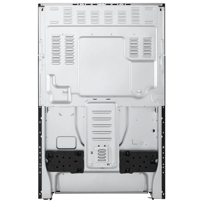 Cuisinière autonome à surface lisse avec convection véritable et friture à l'air 6,3 pi³ 30 po de LG (LREN6321YE) - Acier inoxydable