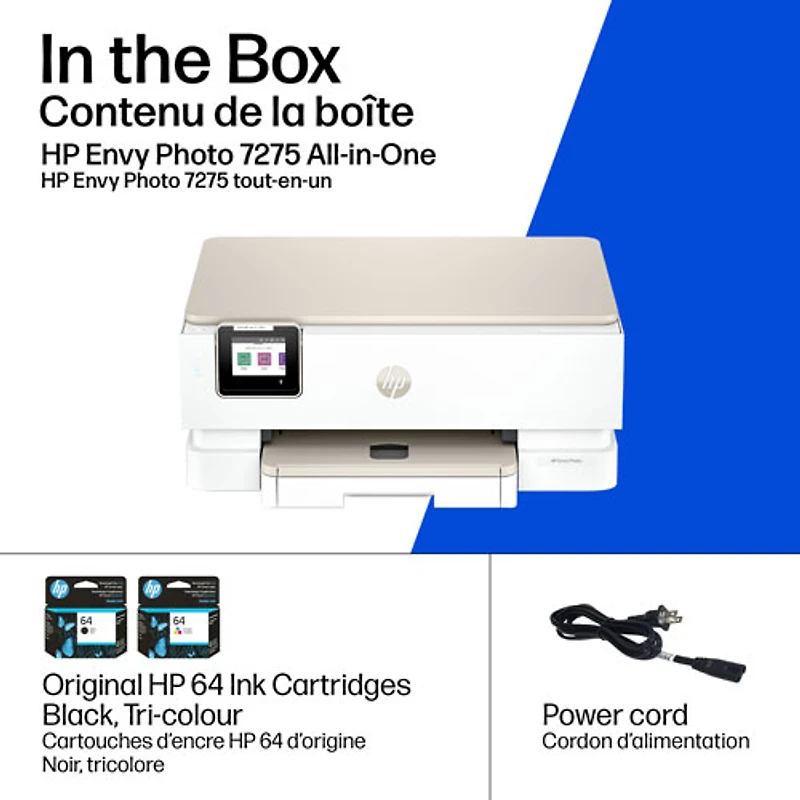 Imprimante à jet d'encre tout-en-un Envy Photo 7275 de HP