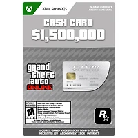 GTA Online - $1,500,000 Great White Shark Cash Card (Xbox Series X|S) - Digital Download