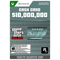 GTA Online - $10,000,000 Megalodon Shark Cash Card (Xbox Series X|S) - Digital Download