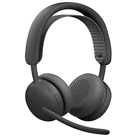 Logitech Zone Wireless 2 ES On-Ear Noise Cancelling Bluetooth Headset - Graphite