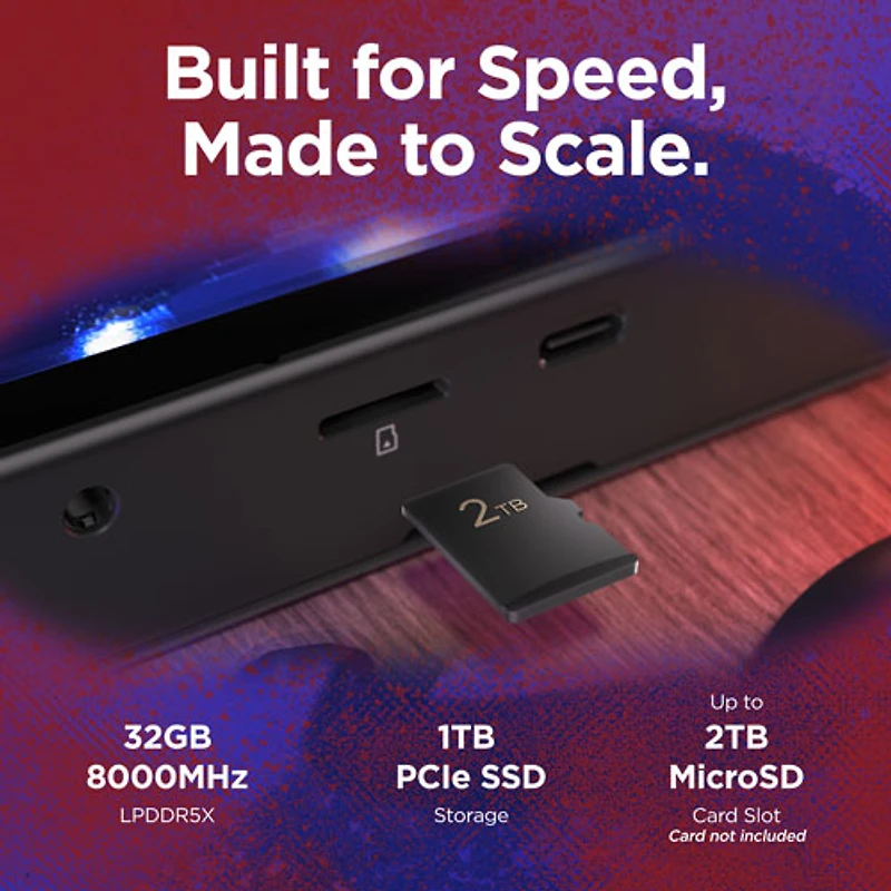 Console de jeu tactile WUXGA de 8,8 po Legion Go 2 de Lenovo - Noir éclipse (Ryzen Z2 Extreme d'AMD/RAM 32 Go/SSD 1 To/Win11)