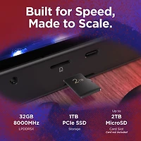 Console de jeu tactile WUXGA de 8,8 po Legion Go 2 de Lenovo - Noir éclipse (Ryzen Z2 Extreme d'AMD/RAM 32 Go/SSD 1 To/Win11)