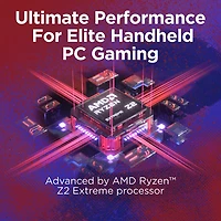 Console de jeu tactile WUXGA de 8,8 po Legion Go 2 de Lenovo - Noir éclipse (Ryzen Z2 Extreme d'AMD/RAM 32 Go/SSD 1 To/Win11)