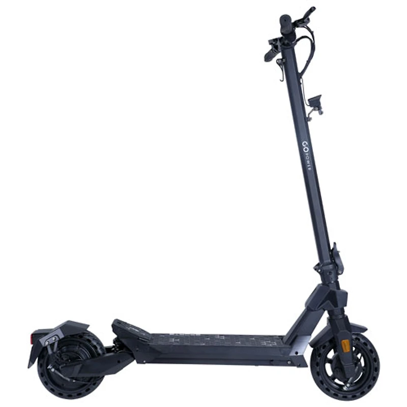 GoPowerBike GoOne Electric Scooter (400W Motor / Up to 32km Range / 30km/h Top Speed) - Black