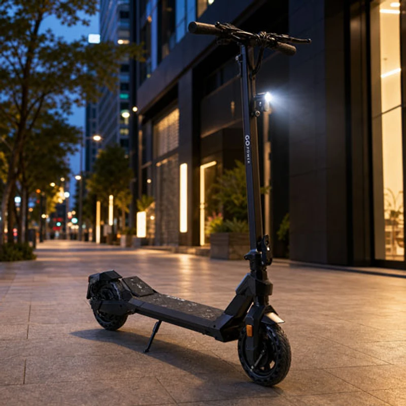 Trottinette électrique GoOne de GoPowerBike (Moteur 400 W/Autonomie maximale 32 km/Vitesse maximale 30 km/h) - Noir