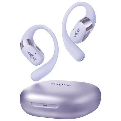 Écouteurs ouverts 100 % sans fil OpenFit 2+ de Shokz - Violet - Partenaire distributeur exclusif