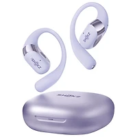 Écouteurs ouverts 100 % sans fil OpenFit 2+ de Shokz - Violet - Partenaire distributeur exclusif