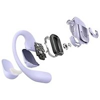 Écouteurs ouverts 100 % sans fil OpenFit 2+ de Shokz - Violet - Partenaire distributeur exclusif