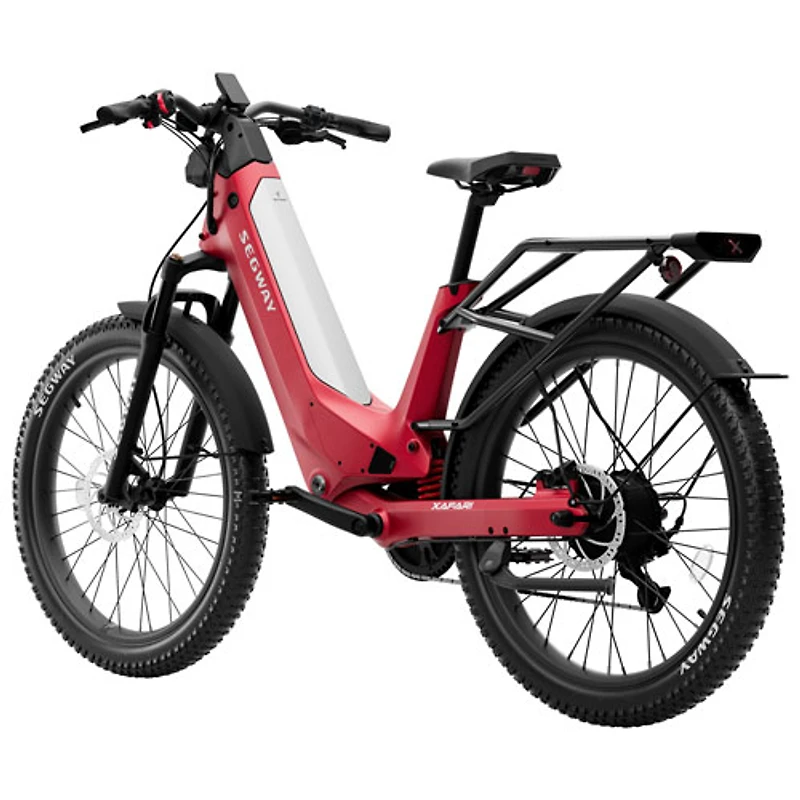 Segway Xafari Electric City Bike (750W Motor / Up to 142km Range / 32km/h Top Speed) - Red