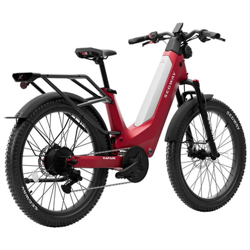 Segway Xafari Electric City Bike (750W Motor / Up to 142km Range / 32km/h Top Speed) - Red