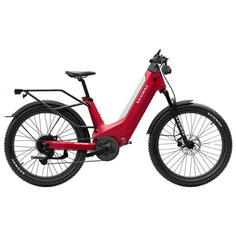 Segway Xafari Electric City Bike (750W Motor / Up to 142km Range / 32km/h Top Speed) - Red