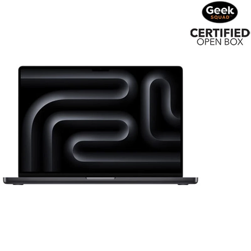 Boîte ouverte - MacBook Pro de 16,2 po d'Apple (automne 2024) - Noir infini (M4 Pro d'Apple/RAM 24 Go/SSD 512 Go) - Français
