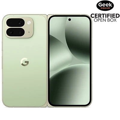 Boîte ouverte - Pixel 10 Pro Fold de 512 Go de Google - Jade - Téléphone intelligent Android déverrouillé avec Gemini