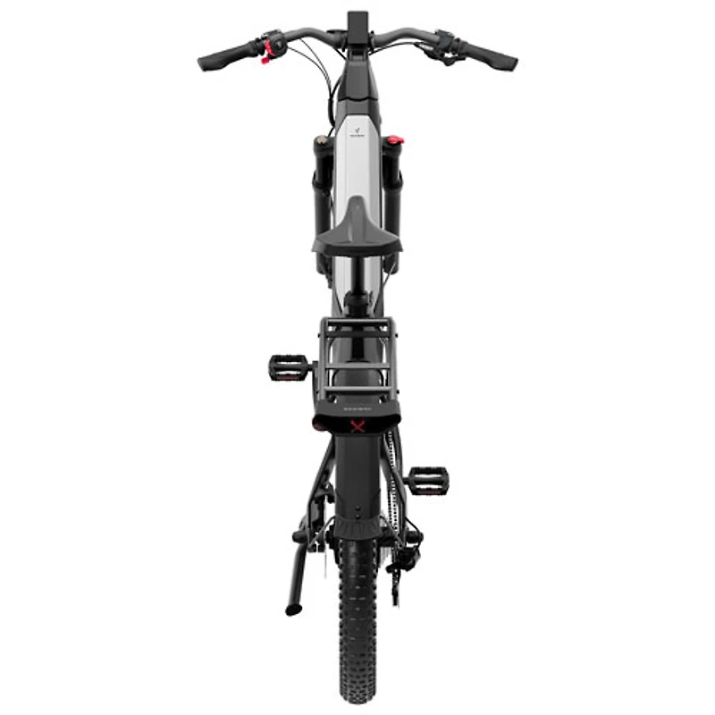 Vélo de ville électrique Xafari de Segway (moteur 750 W/autonomie jusqu'à 142 km/vitesse maximale 32 km/h) - Gris