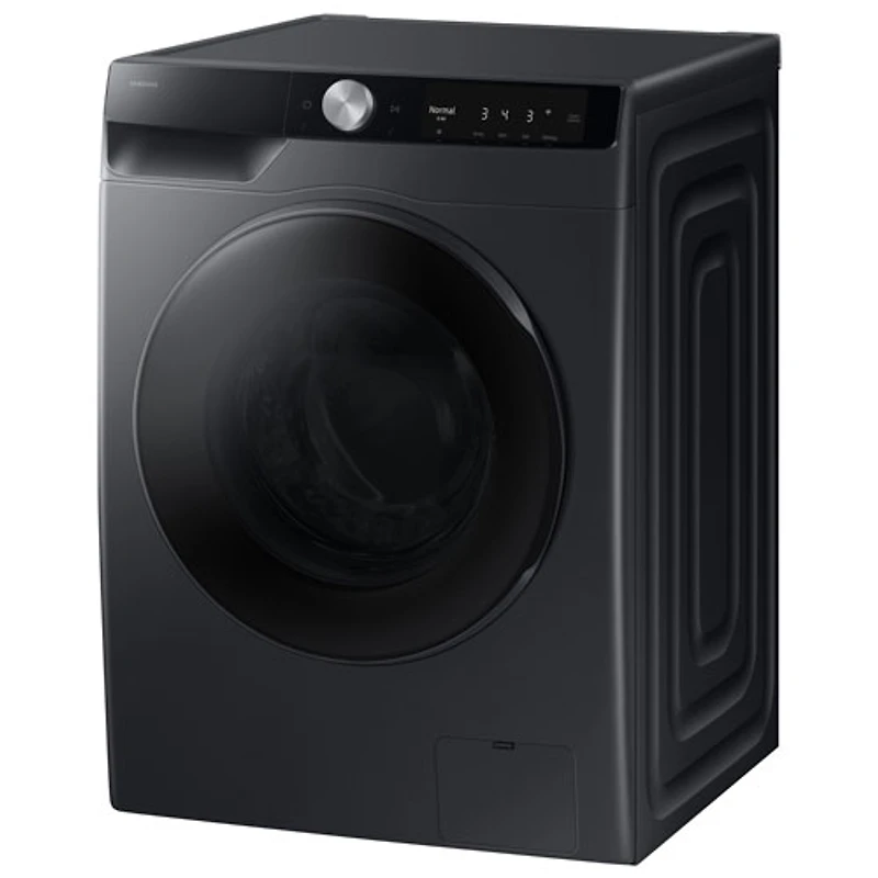 Laveuse à vapeur à chargement frontal HE 2,9 pi³ de Samsung (WW25FG6B34BBAC) - Noir