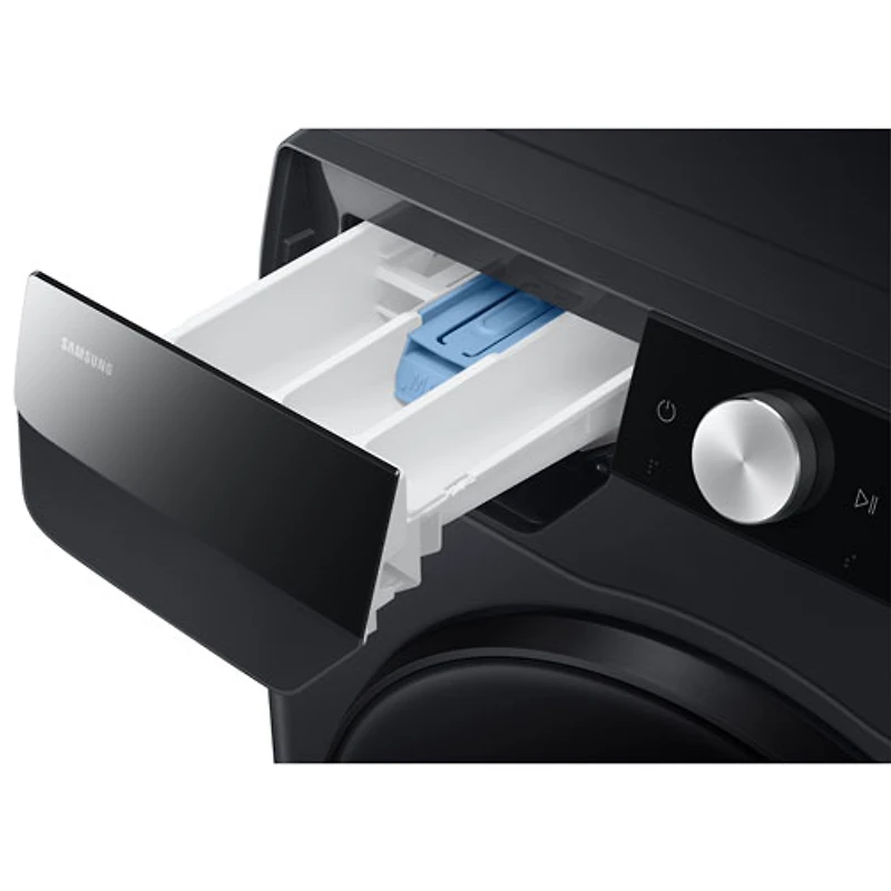 Laveuse à vapeur à chargement frontal HE 2,9 pi³ de Samsung (WW25FG6B34BBAC) - Noir