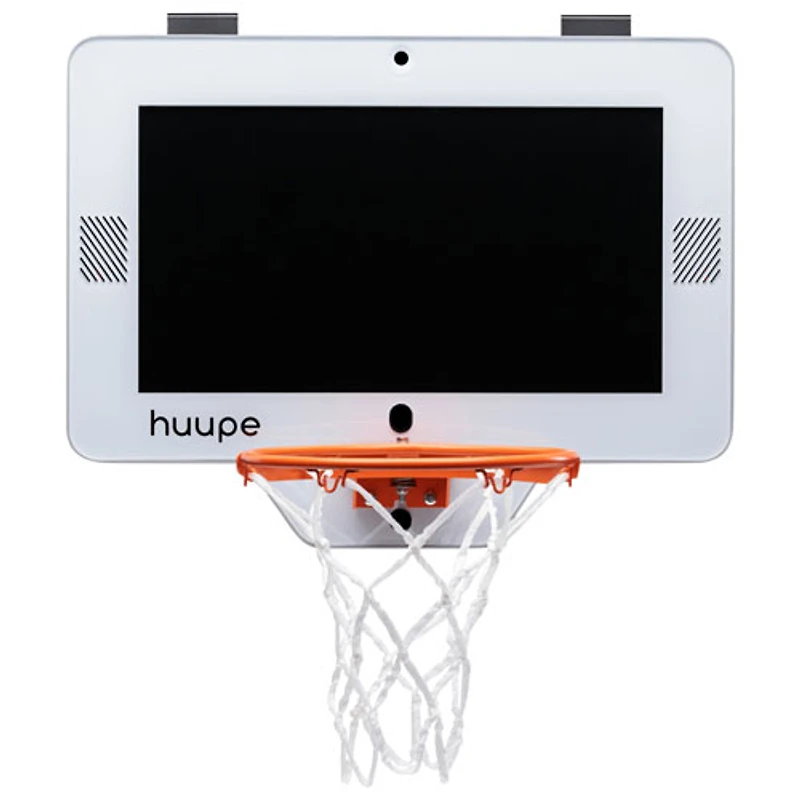 Console de basketball intelligente Mini Classic de Huupe - Blanc/Orange/Noir