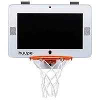 Console de basketball intelligente Mini Classic de Huupe - Blanc/Orange/Noir