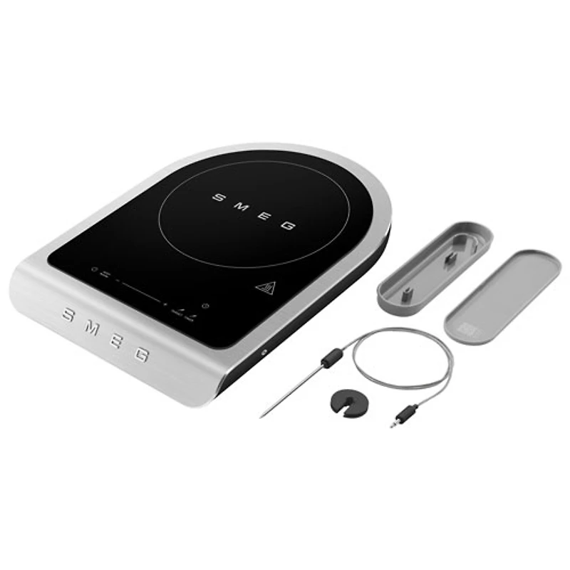 Surface de cuisson à induction portative de Smeg - Noir