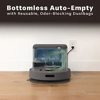 bObsweep Bio WiFi Connected Self-Empty Robot Vacuum & Mop - Riverstone