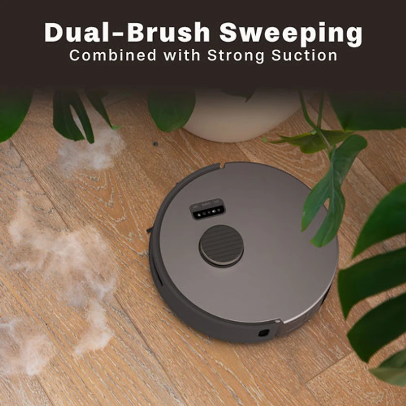 bObsweep Bio WiFi Connected Self-Empty Robot Vacuum & Mop - Riverstone