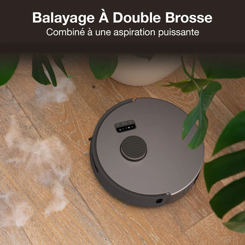 bObsweep Bio WiFi Connected Self-Empty Robot Vacuum & Mop - Riverstone