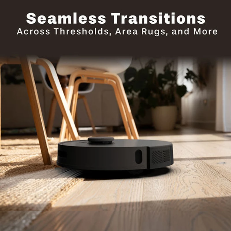 bObsweep Bio WiFi Connected Self-Empty Robot Vacuum & Mop - Rock - Only at Best Buy