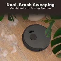 bObsweep Bio WiFi Connected Self-Empty Robot Vacuum & Mop - Rock - Only at Best Buy