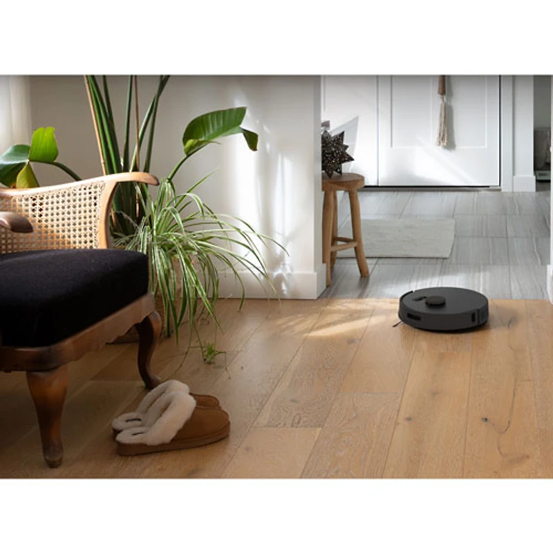 bObsweep Bio WiFi Connected Self-Empty Robot Vacuum & Mop - Rock - Only at Best Buy