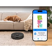 bObsweep Bio WiFi Connected Self-Empty Robot Vacuum & Mop - Rock - Only at Best Buy