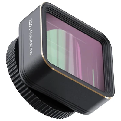 Lentille anamorphique 1,55x LensUltra de ShiftCam pour téléphones intelligents - Noir