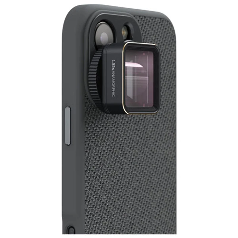 Lentille anamorphique 1,55x LensUltra de ShiftCam pour téléphones intelligents - Noir