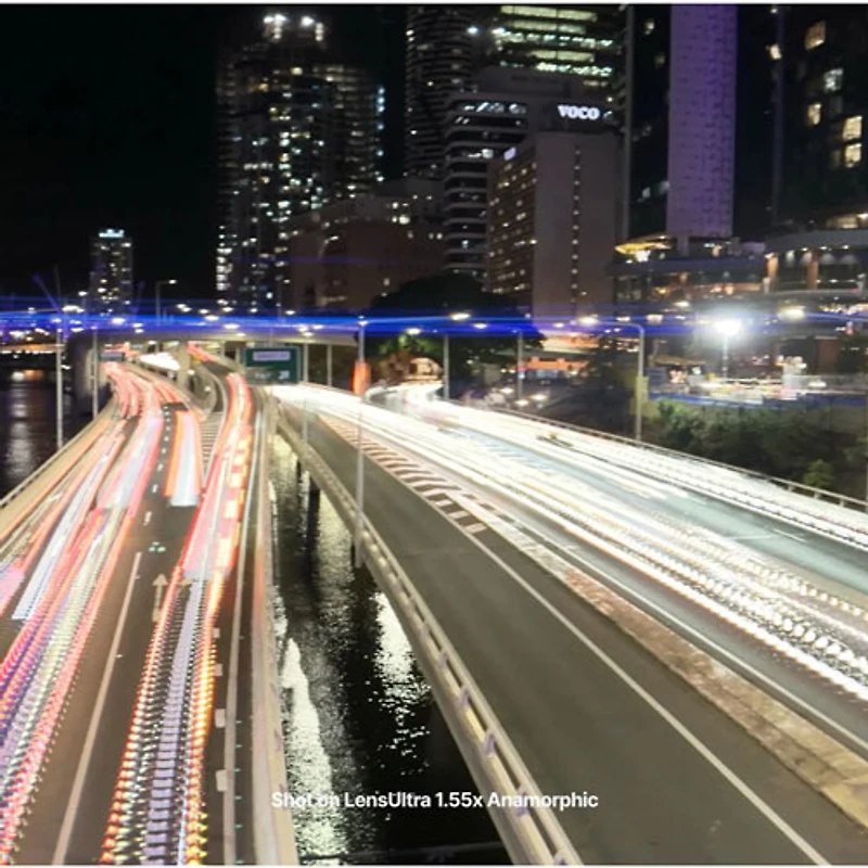 Lentille anamorphique 1,55x LensUltra de ShiftCam pour téléphones intelligents - Noir