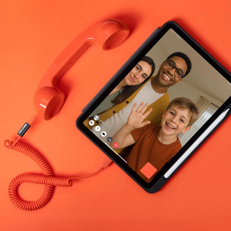 Combiné téléphonique USB-C POP de Native Union - Rouge alarme