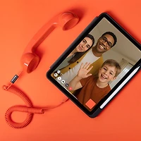 Combiné téléphonique USB-C POP de Native Union - Rouge alarme