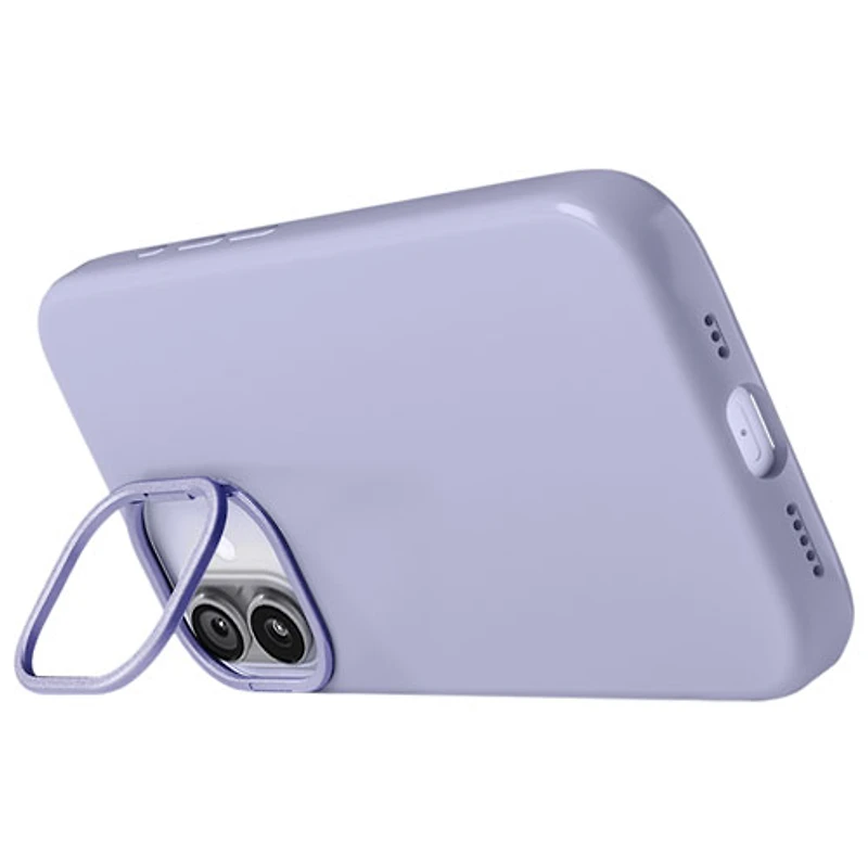 Étui en silicone Vibrance de LOGiiX avec MagSafe pour iPhone 17 - Lavande