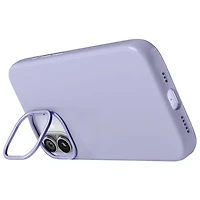 Étui en silicone Vibrance de LOGiiX avec MagSafe pour iPhone 17 - Lavande