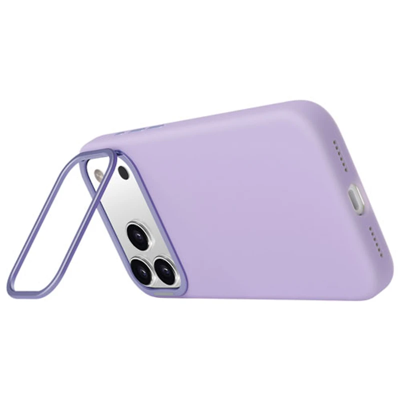 Étui en silicone Vibrance de LOGiiX avec MagSafe pour iPhone 17 Pro - Lavande